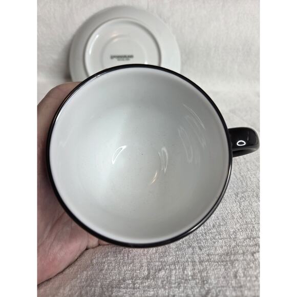 Barista Cup & Saucer Portsgrund Norway Cappuccino Set Porcelain - Picture 5 of 8